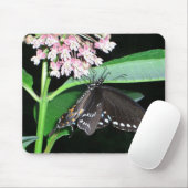 Tapis De Souris Papillon de nuit noir Swallowtail à Shenandoah (Avec souris)