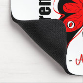 Tapis De Souris Papillon de sensibilisation aux AVC (Coin)