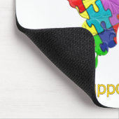 Tapis De Souris Papillon de sensibilisation sur l'autisme (Coin)