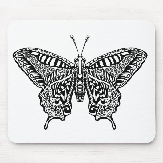 Tapis De Souris Papillon de style (Devant)