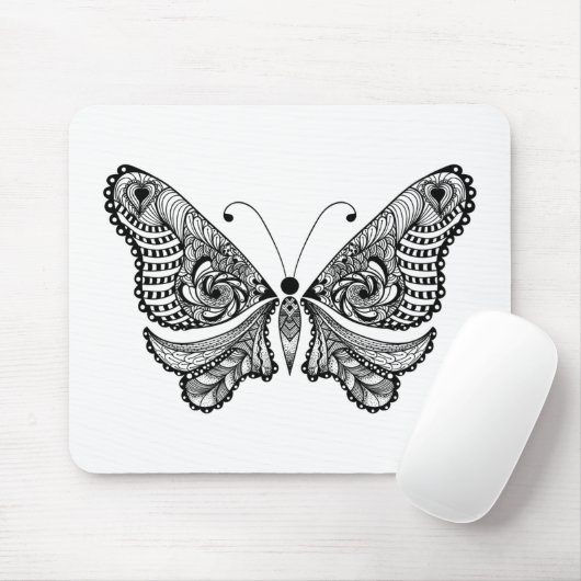 Tapis De Souris Papillon de style (Avec souris)