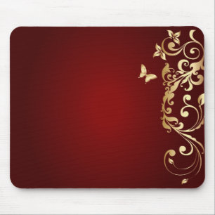 Tapis De Souris Papillon d'or