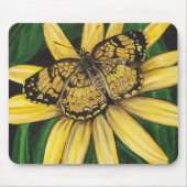 Tapis De Souris Papillon d'or Mousepad (Devant)
