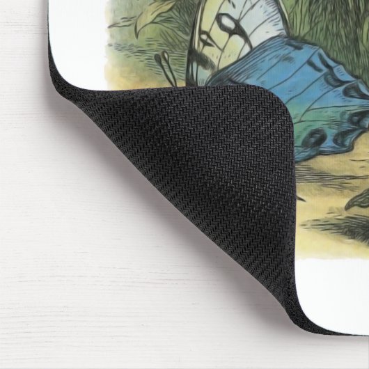 Tapis De Souris Papillon Elf Art Cute Elves Papillons (Coin)