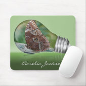 Tapis De Souris Papillon en ampoule légère (Avec souris)