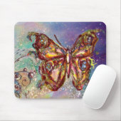 TAPIS DE SOURIS PAPILLON EN PAILLETTES D'OR (Avec souris)