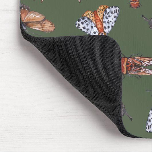 Tapis De Souris Papillon et papillon en toute transparence (Coin)