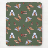 Tapis De Souris Papillon et papillon en toute transparence (Devant)