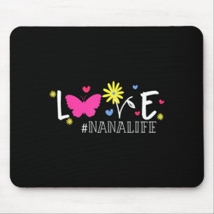 Tapis De Souris Papillon fleur inspirante de la vie nanalove