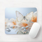 Tapis De Souris Papillon Fleur Nature Serene Tranquille (Avec souris)