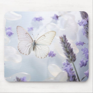 Tapis De Souris Papillon Fleur Nature Serene Tranquille