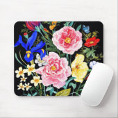 Tapis De Souris Papillon floral (Avec souris)