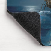 Tapis De Souris Papillon Flottant Sur une Bulle (Coin)