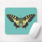 Tapis De Souris Papillon jaune et noir (Avec souris)