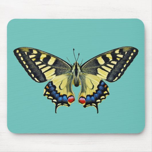 Tapis De Souris Papillon jaune et noir (Devant)