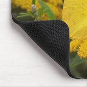 Tapis De Souris Papillon jaune Mousepad (Coin)