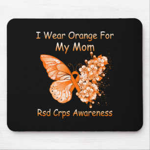 Tapis De Souris Papillon Je Porte Orange Pour Ma Mère Rsd Crps Lau