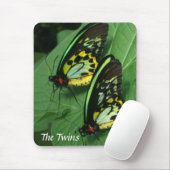 Tapis De Souris Papillon jumeau Mousepad (Avec souris)