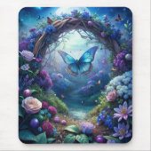Tapis De Souris Papillon Lune (Devant)