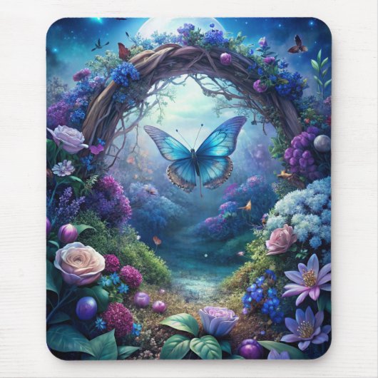 Tapis De Souris Papillon Lune (Devant)
