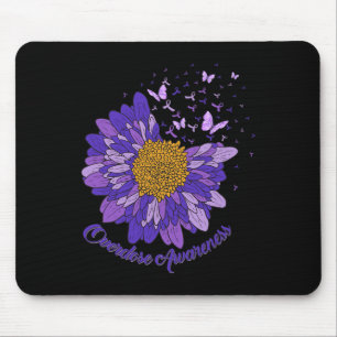 Tapis De Souris Papillon Marguerite Ruban Violet Surdosage Conscie
