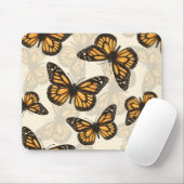 Tapis De Souris Papillon monarque (Avec souris)