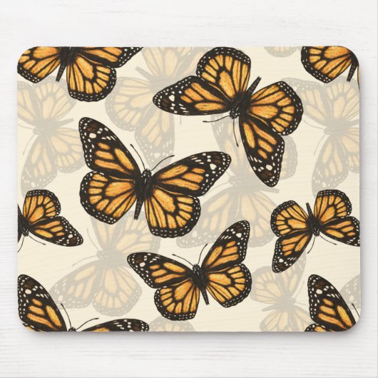 Tapis De Souris Papillon monarque (Devant)