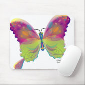 Tapis De Souris Papillon mousepad (Avec souris)