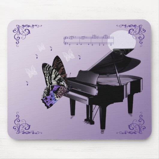 Tapis De Souris Papillon Mousepad d'ouverture (Devant)