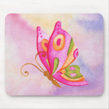Papillon Mousepad style Pastel
