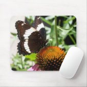 Tapis De Souris Papillon noir et blanc (Avec souris)