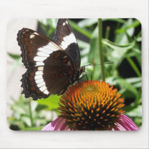 Tapis De Souris Papillon noir et blanc