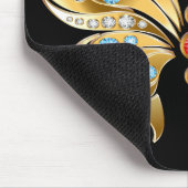 Tapis De Souris Papillon orné d'or (Coin)