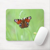 Tapis De Souris Papillon paon (Avec souris)