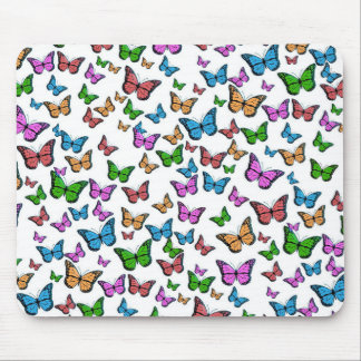 Tapis De Souris Papillon papillon vintage Ancien art d'illustratio