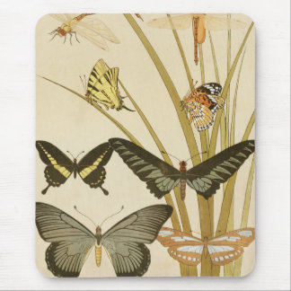 Tapis De Souris Papillon papillon vintage Illustration Art