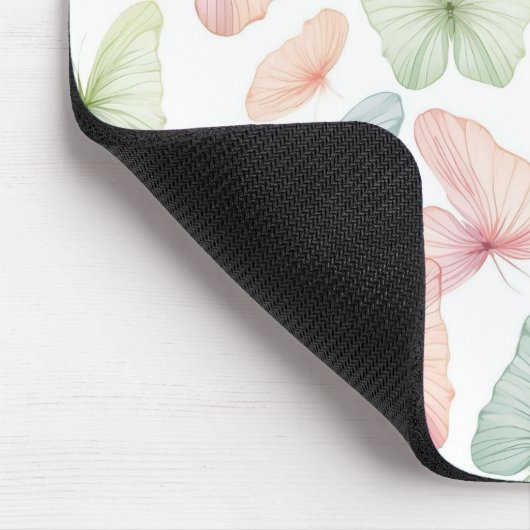 Tapis De Souris Papillon Pastel (Coin)