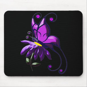 Tapis De Souris Papillon pourpre