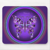 Tapis De Souris Papillon pourpre 31 Pad souris (Devant)