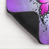 Tapis De Souris Papillon pourpre d'éclaboussure (Coin)