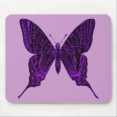 Tapis De Souris Papillon pourpre Mousepad (Devant)