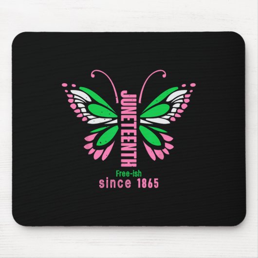 Tapis De Souris Papillon Queen Cute Aka Junetten Tee (Devant)