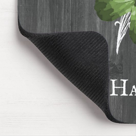 Tapis De Souris Papillon rustique vert Pad de souris personnalisée (Coin)