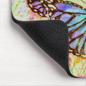 Tapis De Souris Papillon sarcelle et violet (Coin)