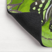 Tapis De Souris Papillon sur fond vert (Coin)