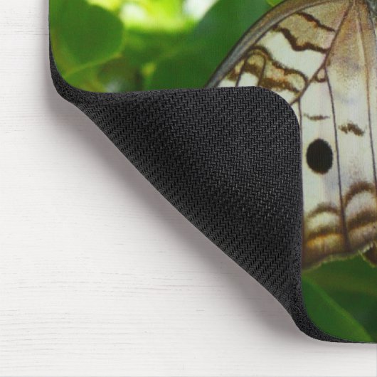 Tapis De Souris Papillon sur Jasmine Tropical Nature Photographie (Coin)