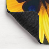 Tapis De Souris Papillon sur la marguerite jaune (Coin)