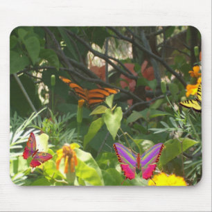 Tapis De Souris Papillon sur Mousepad Feuille