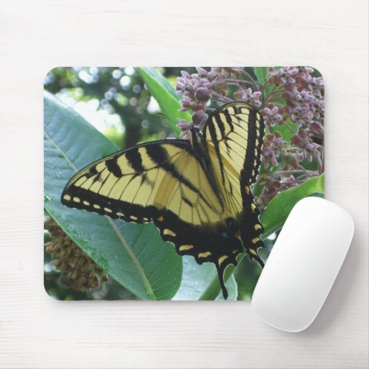 Tapis De Souris Papillon Swallowtail I sur Milkweed à Shenandoah (Avec souris)