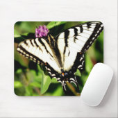 Tapis De Souris Papillon Tiger Swallowtail. Papilio glacus. (Avec souris)